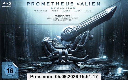 Prometheus to Alien: Evolution (Limited Edition + Blu-ray 3D) (exklusiv bei Amazon.de) [9 Blu-rays] [Blu-ray]