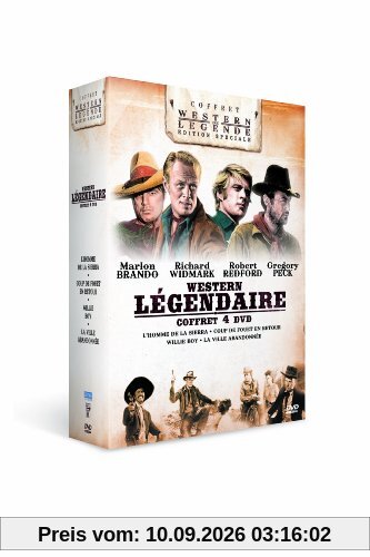 Western légendaire - Coffret n° 2 : L'Homme de la Sierra + Coup de fouet en retour + Willie Boy + La Ville abandonnée