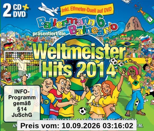 Ballermann 6 Balneario Präs.die Weltmeister Hits (2CD+DVD)