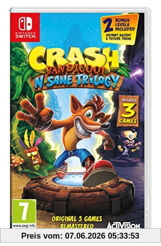 Crash Bandicoot N. Sane Trilogy Nintendo Switch Game