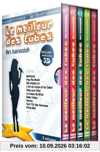 Le Meilleur des tubes en karaoké (Vol. 1 à Vol.5) - Coffret 5 DVD
