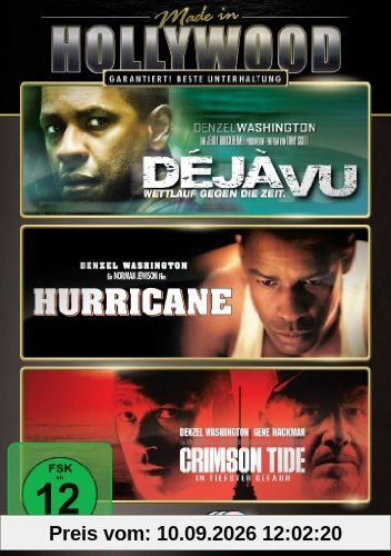 Déjà Vu - Wettlauf gegen die Zeit / Hurricane / Crimson Tide - In tiefster Gefahr (3 Discs