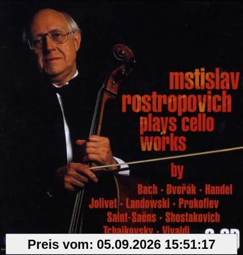Mstislav Rostropovich Plays Cello Works