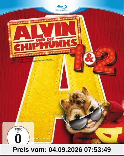 Alvin und die Chipmunks - Teil 1+2 [Blu-ray]