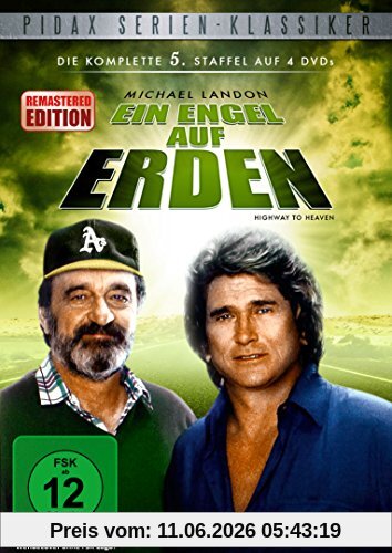 Ein Engel auf Erden, Staffel 5 (Highway To Heaven) - Remastered-Edition / Die komplette 5. Staffel der Kult-Serie mit Michael Landon (Pidax Serien-Klassiker) [4 DVDs]