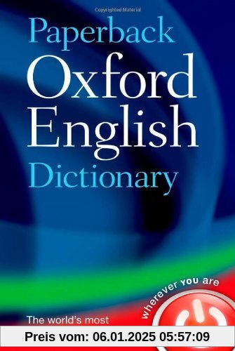 Paperback Oxford English Dictionary