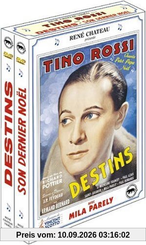 Coffret tino rossi : son dernier Noël ; destins [FR Import]