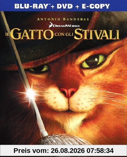 Il gatto con gli stivali (+DVD+e-copy) [Blu-ray] [IT Import]