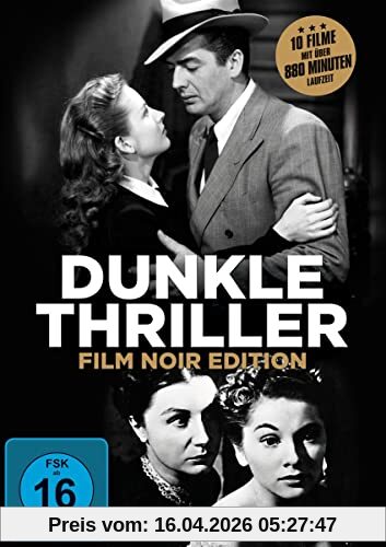 Film Noir Edition - Dunkle Thriller der Filmgeschichte [4 DVDs]
