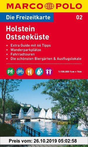 Gebr. - MARCO POLO Freizeitkarte Holstein, Ostseeküste 1:100.000