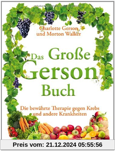 Das Große Gerson Buch: Die bewährte Therapie gegen Krebs und andere Krankheiten