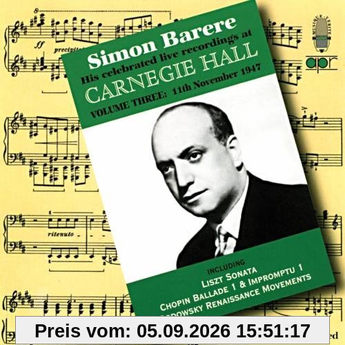 Live at Carnegie Hall Vol.2 - 1947