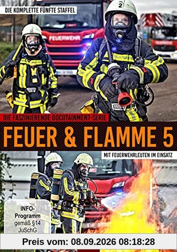 Feuer & Flamme: Mit Feuerwehrmännern im Einsatz - Die komplette fünfte Staffel [2 DVDs]