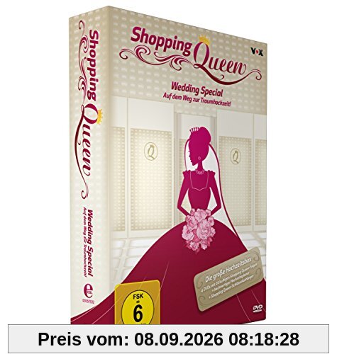 Shopping Queen - Wedding Special - Auf dem Weg zur Traumhochzeit (Deluxe-Edition im Schuber mit einem Hochzeitsplaner und Shopping-Queen Schlüsselanhänger) [4 DVDs]