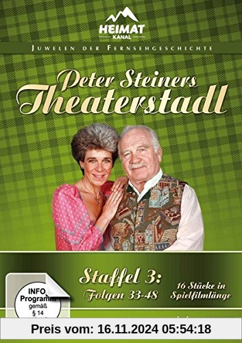 Peter Steiners Theaterstadl - Staffel 3: Folgen 33-48 (8 DVDs)