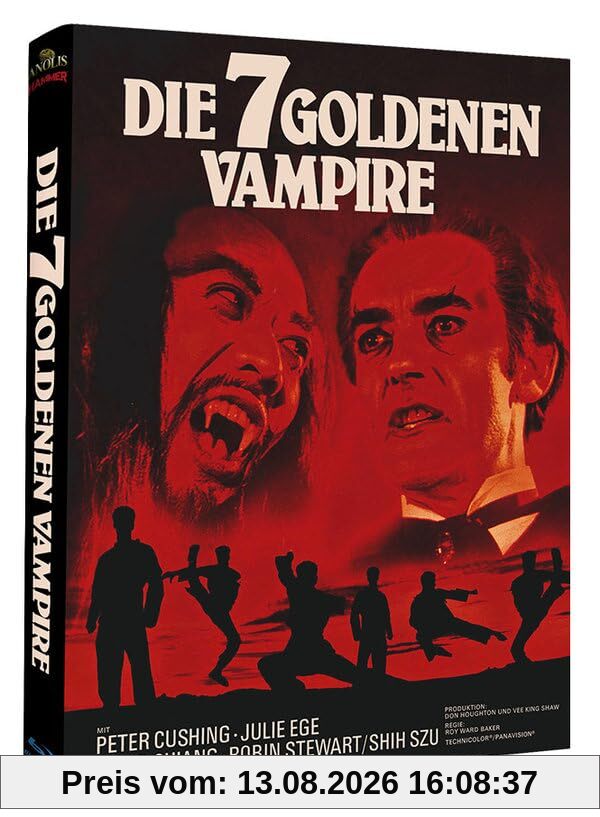 Die 7 goldenen Vampire - Hammer Edition Nr. 45 - Limitiertes Mediabook Cover B [Blu-ray]