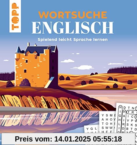 Wortsuche Englisch – Spielend leicht Sprache lernen: Rätselbuch mit Vokabel-Wortgittern. Spaßige Fremdsprachen-Übung für