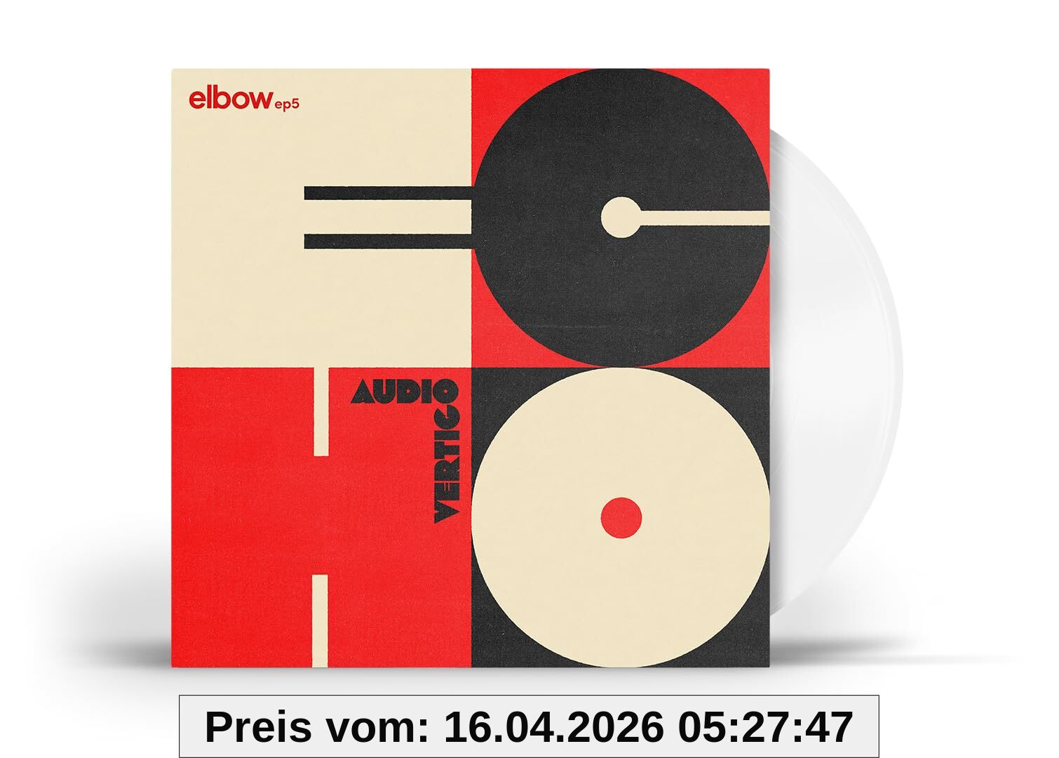 Audio Vertigo Echo: elbow EP5 (Ltd. White LP) [Vinyl LP]