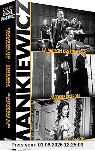 Coffret joseph l. mankiewicz 3 films : la maison des étrangers ; l'affaire cicéron ; le chteau du dragon [FR Import]