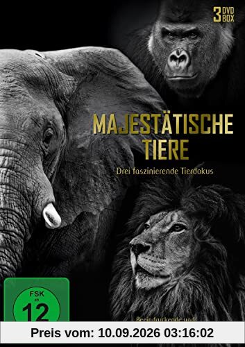 Majestätische Tiere - Drei faszinierende Tierdokus [3 DVDs]