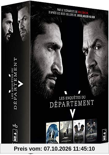 Coffret les enquêtes du département V 4 films : miséricorde ; profanation ; délivrance ; dossier 64 [Blu-ray] [FR Import]