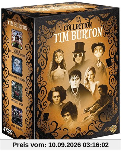 La Collection Tim Burton - Charlie et la chocolaterie + Les noces funèbres + Sweeney Todd + Dark Shadows