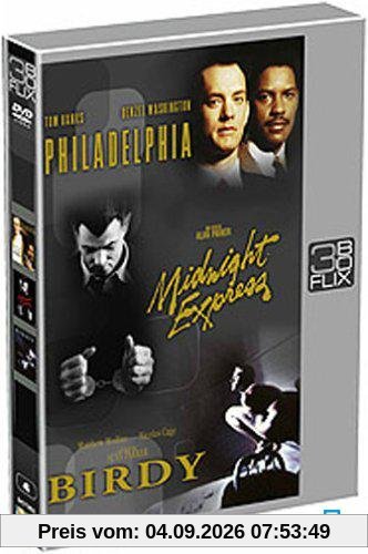 COFFRET 3 FILMS PHILADELPHIA / MIDNIGHT EXPRESS / BIRDY