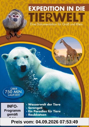 Expedition in die Tierwelt [4 DVDs]