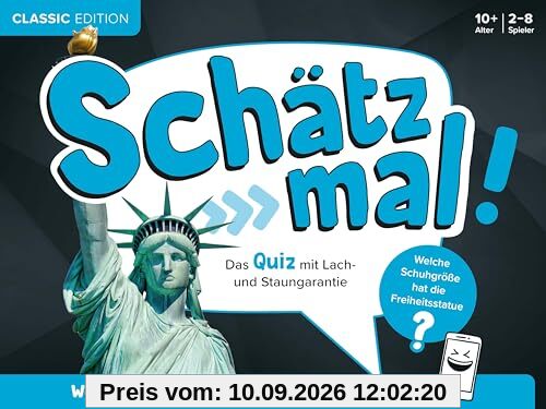 Schätz mal! Classic Edition: Das Quiz mit Lach- und Staungarantie | Ab 10 Jahre | 2-8 Spieler