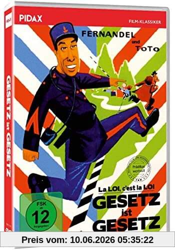 Gesetz ist Gesetz (La loi, c’est la loi) / Komödie mit Fernandel (bek. als Don Camillo) und Totò mit dem Filmprädikat WERTVOLL (Pidax Film-Klassiker)