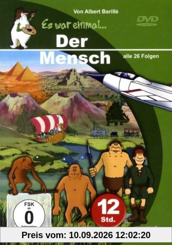 Schuber ES WAR EINMAL ... DER MENSCH, Teile 1 - 6 (Episoden 1 - 26) [6 DVDs]