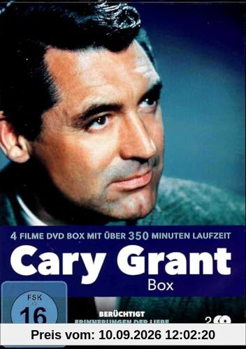 Cary Grant Box - vier seiner besten Film-Klassiker Fan Edition (Erinnerungen der Liebe, Berüchtigt, Der Soldt Und Die Geisha ,Liebe Am Telefon)