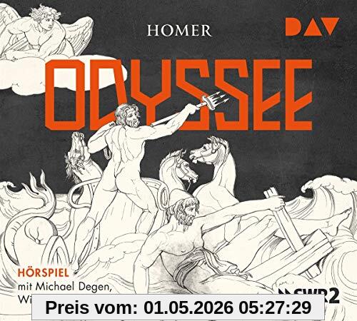 Odyssee: Hörspiel mit Michael Degen, Wilhelm Borchert u.v.a. (4 CDs)