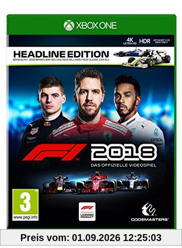 F1 2018 Headline Edition [Xbox One] [PEGI-AT]