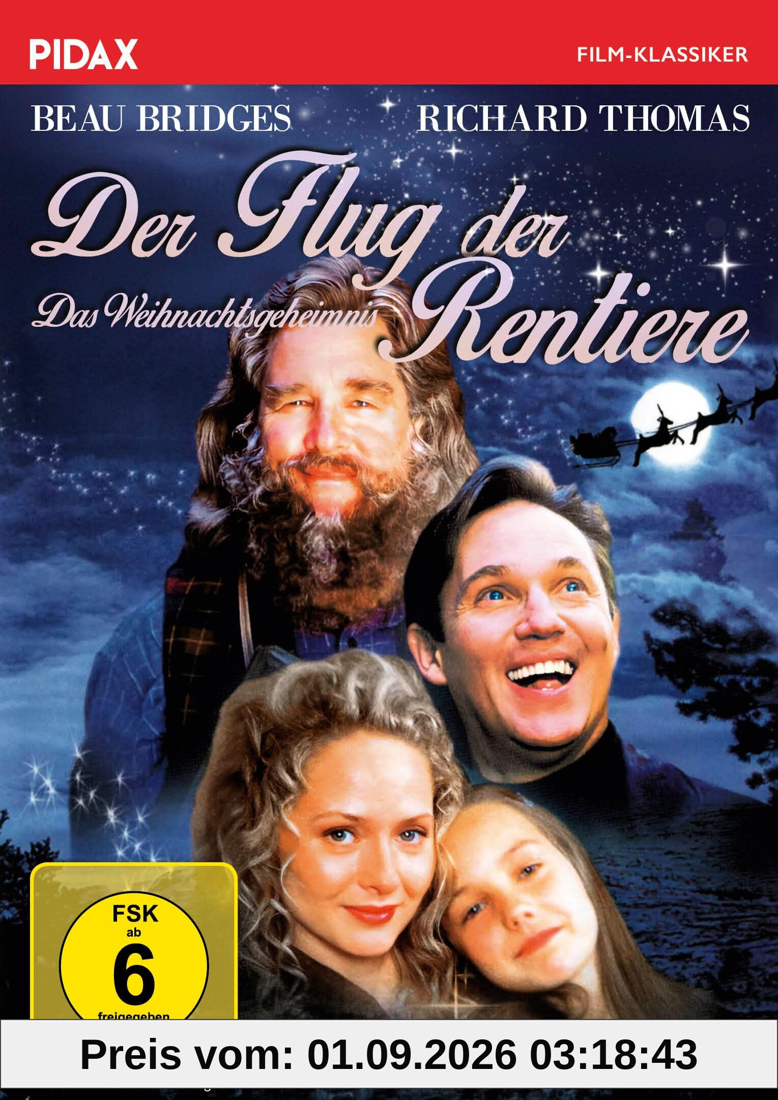 Der Flug der Rentiere - Das Weihnachtsgeheimnis (Flight of the Reindeer) / Bezaubernder Weihnachtsfilm mit Starbesetzung (Pidax Film-Klassiker)