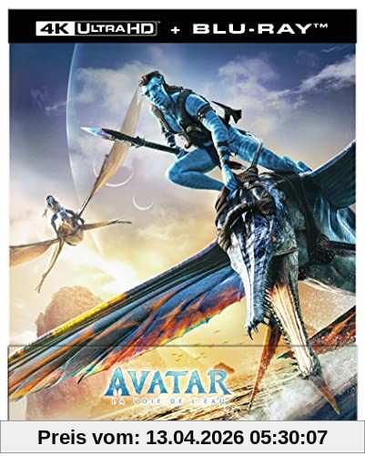 Avatar 2 : La Voie de l'eau [4K Ultra HD Blu-Ray Bonus-Édition boîtier SteelBook]