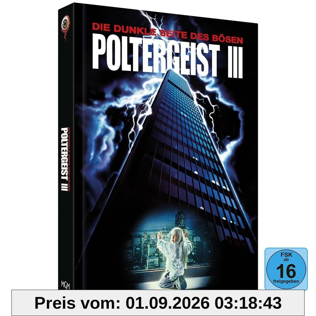 Poltergeist 3 - Die dunkle Seite des Bösen (Limited Collector‘s Edition Nr. 83) (Blu-ray & DVD, Mediabook, Cover A, Limitiert auf 444 Stück)