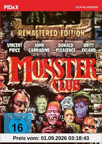 Monster Club - Remastered Edition / Schwarzhumoriger Gruselfilm mit Starbesetzung (Pidax Film-Klassiker)
