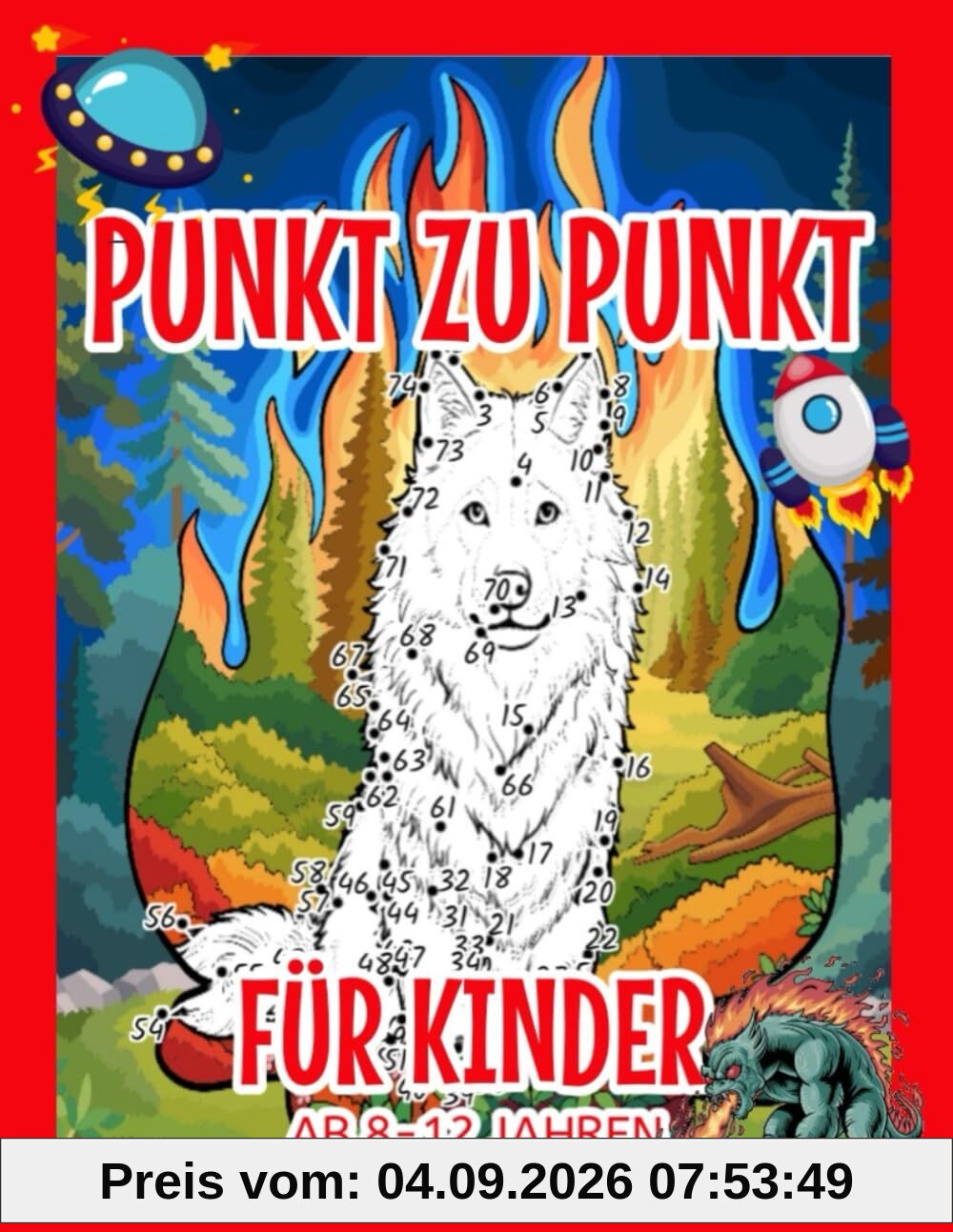 punkt zu punkt für kinder ab 8-12 Jahren: Das zahlen verbinden, Aktivitätsbuch ist ein tolles Geschenk für Mädchen und Jungen im Alter von 8 bis 12