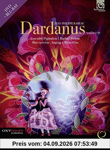 Rameau: Dardanus - Ensemble Pygmalion / Raphael Pichon (1739 version) [DVD + Bluray]