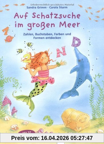 Auf Schatzsuche im großen Meer: Zahlen, Buchstaben, Farben und Formen entdecken