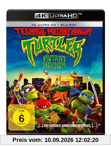 Teenage Mutant Ninja Turtles: Mutant Mayhem (4K Ultra HD) (+ Blu-ray)