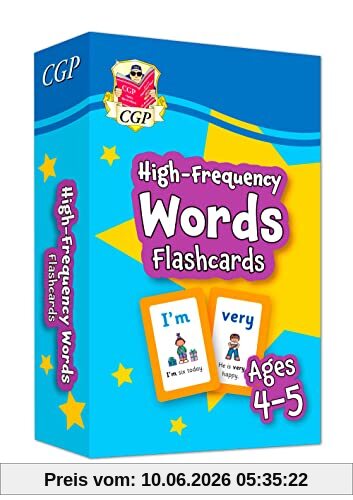 High-Frequency Words Flashcards for Ages 4-5 (Reception): perfect for children starting school (CGP Reception Activity Books and Cards)