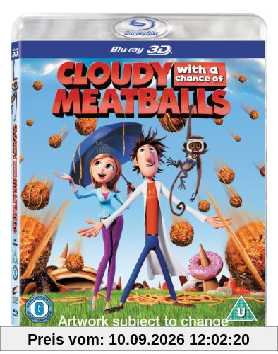 Cloudy with a Chance of Meatballs (Blu-ray 3D) [UK Import]