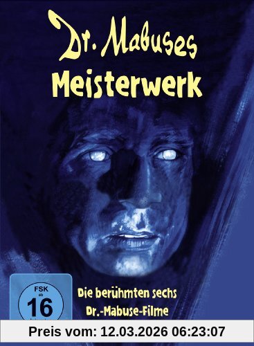 Fritz Lang Dr. Mabuses Meisterwerk - Die Berühmten Sechs Dr.-Mabuse-Filme Der 60er Jahre (6 DVDs)