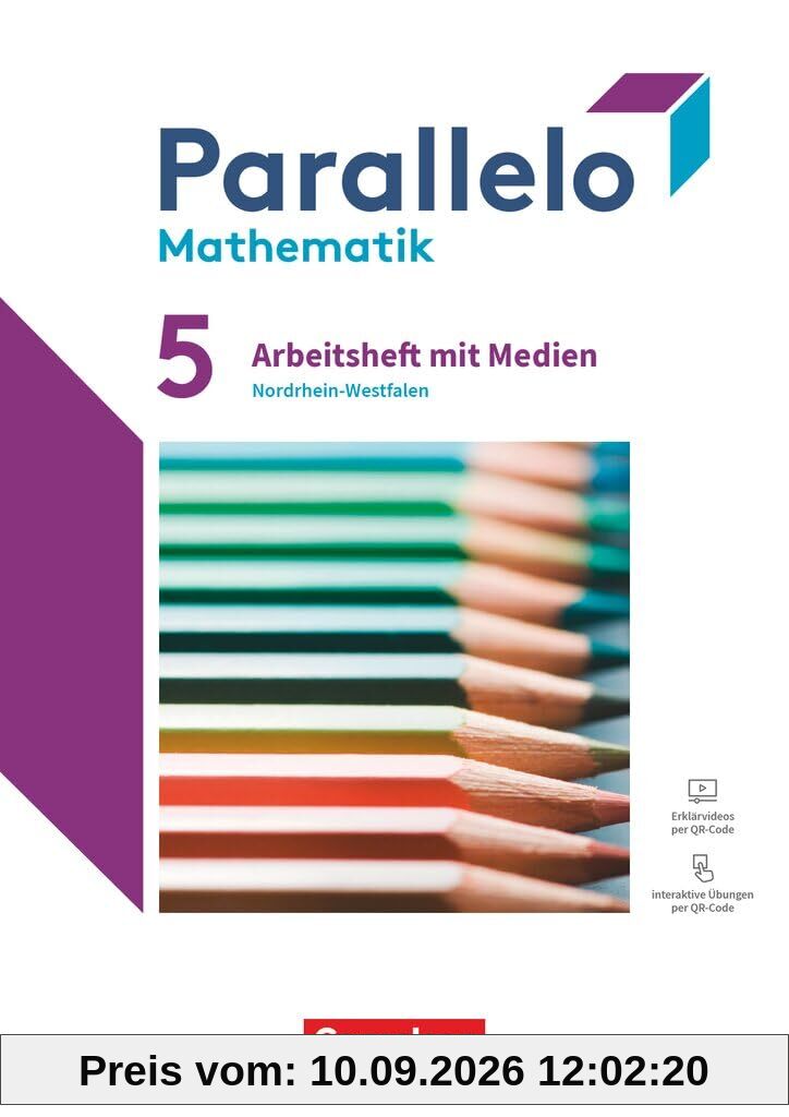 Parallelo - Nordrhein-Westfalen - Ausgabe 2022 - 5. Schuljahr: Arbeitsheft mit Medien und Lösungen - Inkl. Erklärvideos und interaktiven Übungen