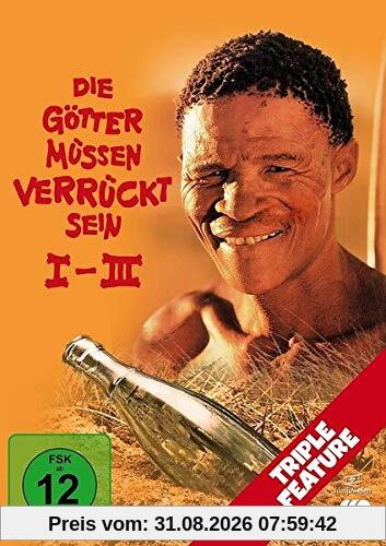 Die Götter müssen verrückt sein I-III Triple Feature [3 DVDs]