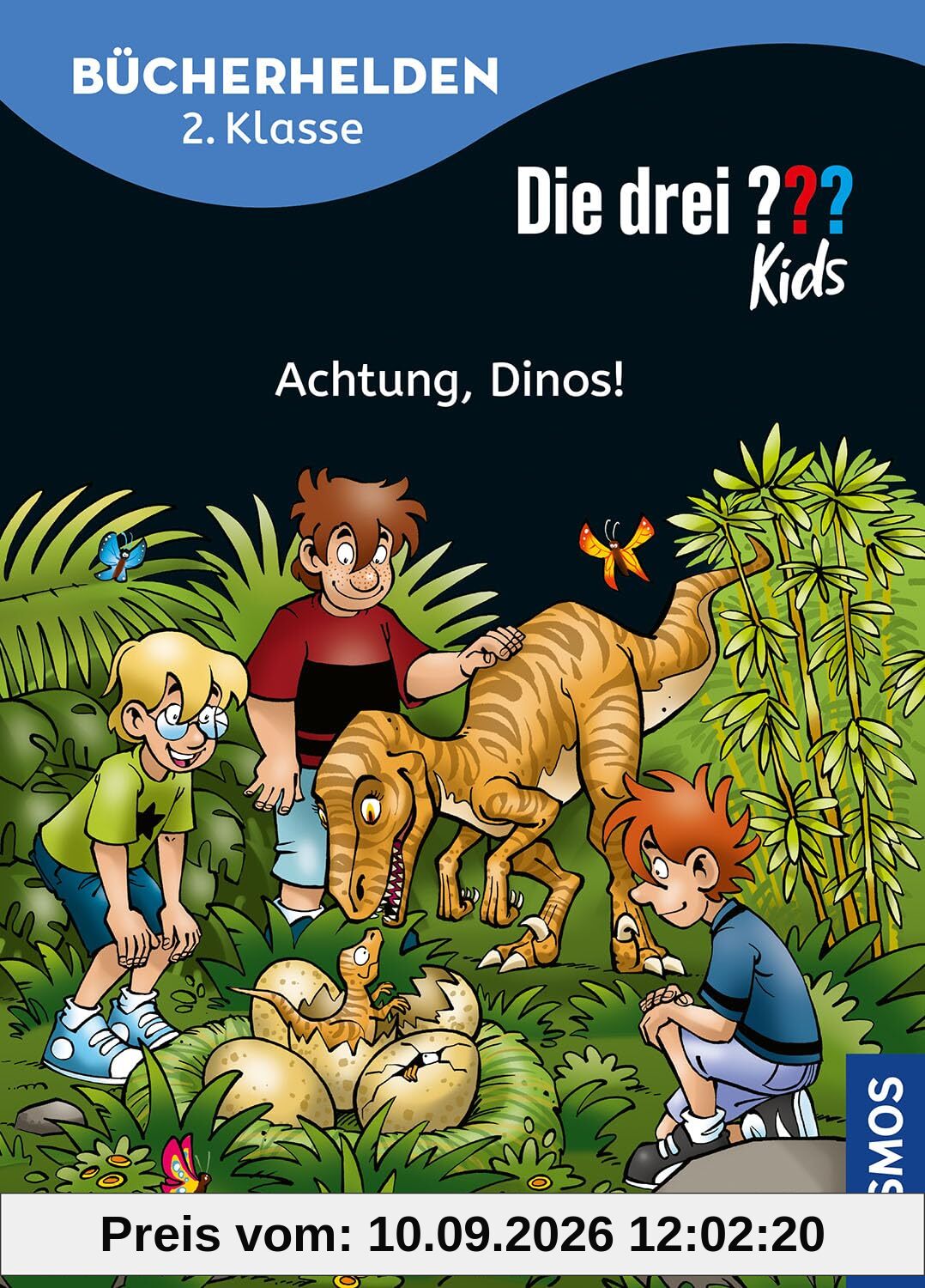 Die drei ??? Kids, Bücherhelden 2. Klasse, Achtung, Dinos!: Erstleser Kinder ab 7 Jahre