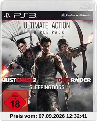 Ultimate Action Triple Pack - Tomb Raider, Just Cause 2, Sleeping Dogs