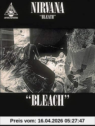 Nirvana Bleach Guitar Recorded Version Tab Gtr Book